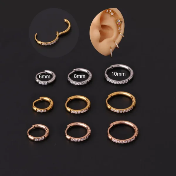 Ear Cartilage Rings Studs – Welcome to Home of Elegance